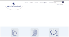 Desktop Screenshot of mjspackaging.com