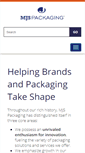 Mobile Screenshot of mjspackaging.com